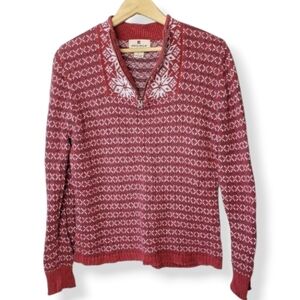 𝅺Woolrich Ruby Half Zip Pullover Sweater size Small